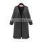 Korea Spring Fashion Coat 2017 Long Sleeve Girls Coat V Neck Coat