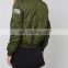 Multifunctional Satin clothing Customized Designs for wholesales Patchwork Bomber Jackets