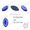 Horse eye shaped 17*32mm large flat back crystal stones for jewelry