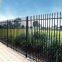 Anti-rust powder coated black decorative iron fence for boundary wall