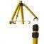 portable tripod lifting mast for military camp for lighting