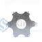 Scarifier Parts & Accessories 6 Pt Carbide Cutters CP206-T On  Floor Scarifiers EDCO Crete Planers CPM8