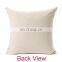 Custom  Farmhouse pattern  Cotton Linen Throw Pillow  Covers 18x18  for Sofa Decorative