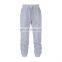OEM Custom logo mens track solid color cotton polyester brushing 350gsm warm jogger sweat pants trousers