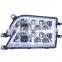 For ATV Polaris RZR 1000 ATV LED Headlight Multi Color RGB Halo LED High Low Beam Headlight