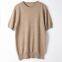 Autumn Warm Soft Solid Color Fashion Short-Sleeve Pure Cashmere Sweater