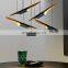 Modern bamboo light shade ceiling chandelier lights led chandelier