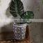 Wholesale balcony green plants pots vintage style large fancy flower pots ceramic for home decor
