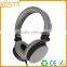 Top quality funny stylish popular unique design cool grey leather headphone