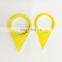 HB33Y  PE loose wheel nut indicator  for truck 33mm yellow color