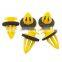 Hot Sale Yellow Universal Door Panel Fastener Clips Nylon Trim Push Clip For Car Body