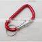 D-Ring Aluminum Carabiner Clip Hook Climbing Screw Locking Keychain Keyring