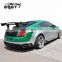 CQCV style widebody kit for Bentley continental gt front bumper rear bumper and wide flare for Bentley continental gt facelift