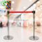 Traffic Barrier Restaurant Queue Master Barrier Stand with Retractable Belt Stainless Steel Crowd Control Barrier