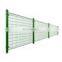 Wholesale H 1.2 m * W 3 m 3D curved wire mesh fence panel with rectangle post for security barrier