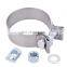 Stainless Steel or Galvanized O Band Exhaust Pipe Clamp