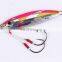 40/60/80/100g Japan Fishing Lure Boat Fishing Jig With Double Assist Hook Luminous Slow Jigging Lure