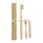 Eco Friendly Biodegradable Bamboo 100% Organic Charcoal Bristles Toothbrush Adult Bamboo Toothbrush