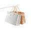Custom handles design high quality packing paper gift bags wholesale