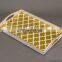 wooden gold shade fancy tray