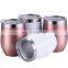 Best Quality Stemless Egg Shaped Double Wall Wine Tumbler