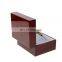 Luxury custom logo wooden watch box rectangle gift jewelry watch box