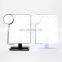 Hot Selling Modern Touch USB Charging Square LED Mirror Soft Light Cosmetic Mirror Bedroom Makeup Mirror