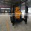 OrangeMech crawler base water well drilling rig machine driven by diesel engine with 300m drilling depth pneumatic DTH