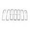 Silver Car Grille trims  For Jeep Wrangler JL 2018 front mesh grille  new accessories Offroad parts auto accessories