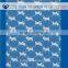 Organza heart lace african fabrics LZ-0076