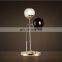 Luxury Modern Metal Bedroom LED Table Lamp Living Room Glass E14 Bulb Black Gold Modern Desk Light