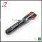 Custom Black Wooden Handle Synthetic Hair Foundation Brush