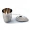 Standard capacity 10ml 20ml 30ml 50ml 80ml 100ml platinum crucible with lid/cover