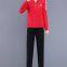 Sports Suit Women's Spring And Autumn Women's Casual Suit Stand-Up Collar Sweater Women's Running Two-Piece Set