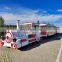 Trackless Train Rides Sightseeing Road Tourist Amusement Park Trackless Train for Sale