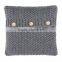 Traditonal knitted cushion