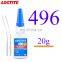 20g Loctiter 495 496 498 Glue Strong Universal Instant Bonding Plastic Rubber Transparent Repair Super Fast Drying Adhesive