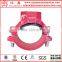 Plastic coated fire fighting 3 way mechanical wire connector