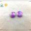 Round Shape Acrylic Stone with Rainbow Color