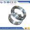 Concrete pump pipe with weld collars forging end fitting flange