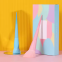 17pcs Colourful Makeup Brush Premium Gift Kabuki Foundation Blending Tools Face Powder Blush Brush Rainbow Makeup Brush Set