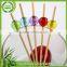 2016 Cheaper best Choice cocktail bamboo tape skewer pick stick
