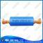 Silicone flour rolling pin with stainless steel handle