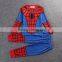 Whosale children clothing spring & autumn hot sale boy clothes sets children avengers pajamas sets