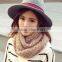 2016 New Style Ladies Fashion Circle Wool Plain Knitted Taiwan Magic Scarf