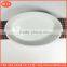 baking plate ceramic big size oval egg shape porcelain baking pan, dinner roast ellipse plate,rastaurant buffet pan flower