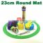 Non-stick silicone mat with custom printing 23cm round silicone mat for concentrate oil bho rubber pad silicone mats wholesale