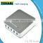 5 Port High Speed hubl Charger Hub Station, Power Adapter, Power Hub for travel and for home use