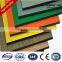 ISO 9001 colorful 11mm wave surface wearproof formica laminate sheets