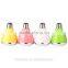 China new Multicolor led bulb bluetooth speake